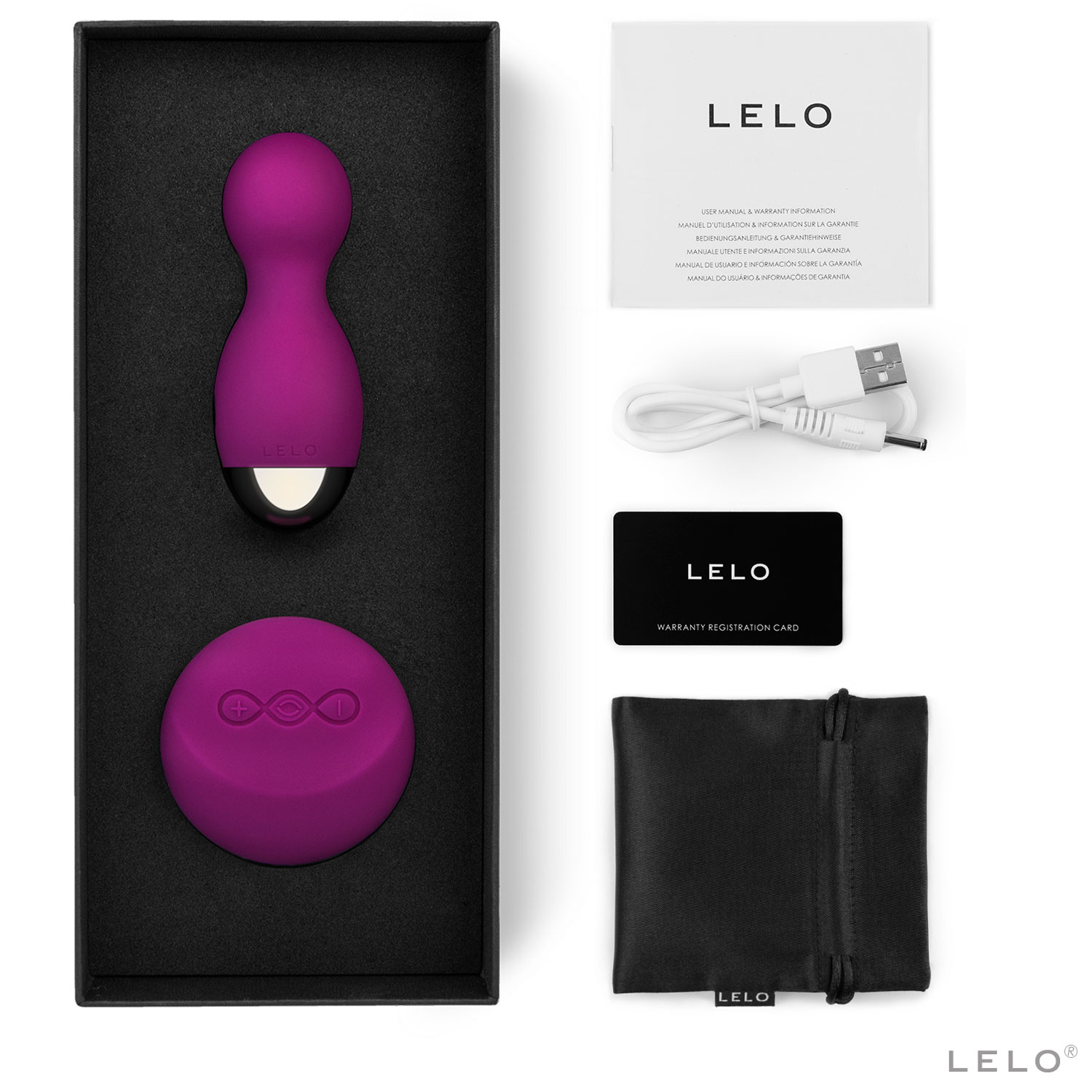 Вибромассажер для пар с пультом Lelo Tiani 2 Design Edition, фиолетовый 5936 - LELO - Вибраторы для пары - Купить