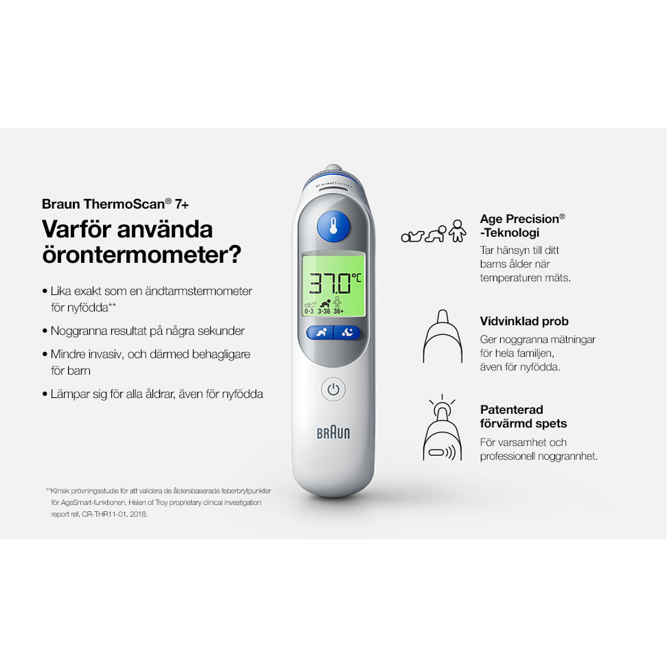 Order BRAUN ThermoScan 7 With Age Precision Thermometer IRT6521