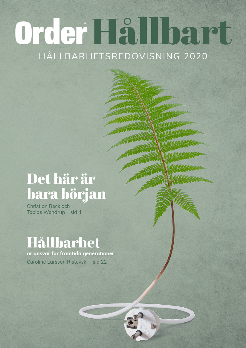 Order Nordic hållbarhetsredovisning 2020