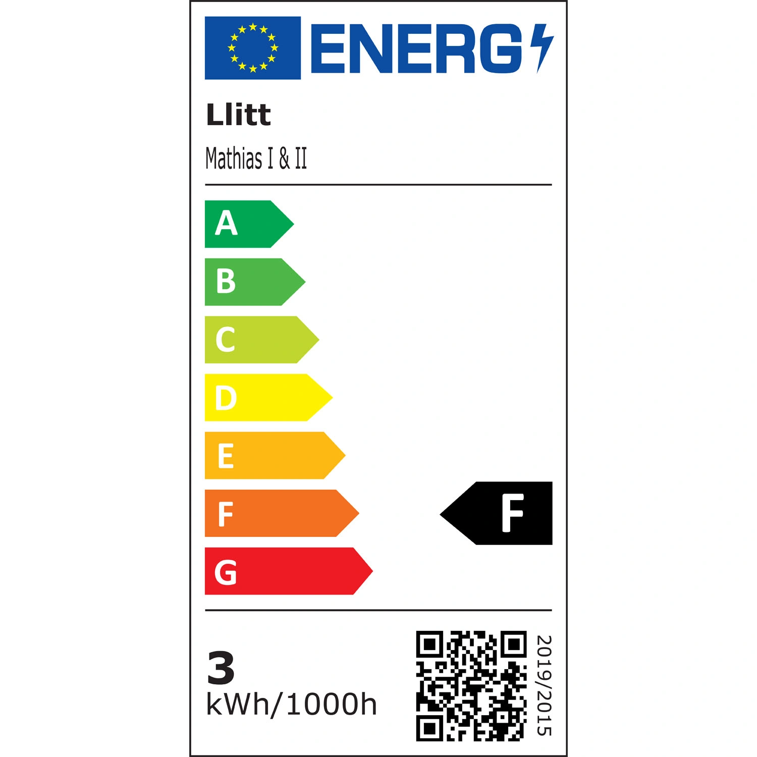 Mathias II Väggarmatur LED IP65 3000K 6W 520lm Antracit
