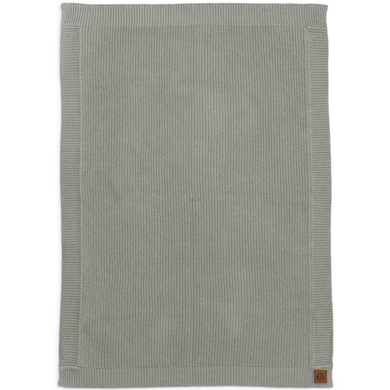 Wool Knitted Blanket Mineral G