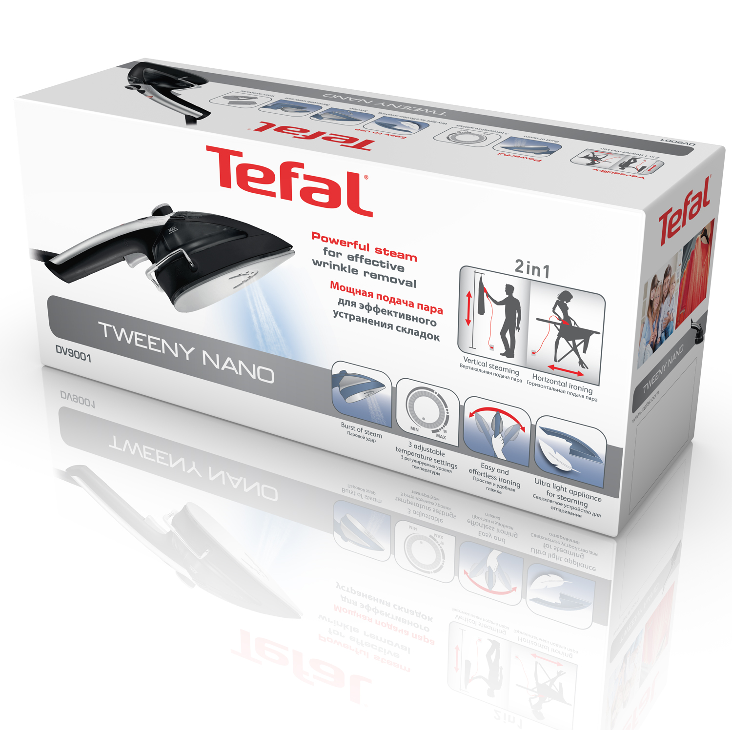 Tefal отзывы. Tefal dv9001e. Tefal dv9001e0 Tweeny Nano. Tefal Tween Nano dv9001e0. Отпариватель Tefal dv9001.