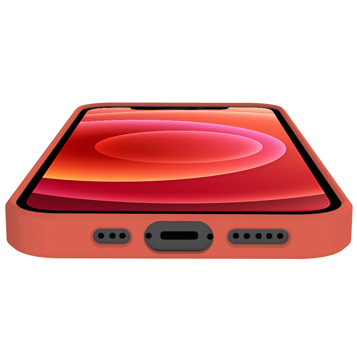 Cromo Soft rubber case iPhone 12 / 12 Pro Ora