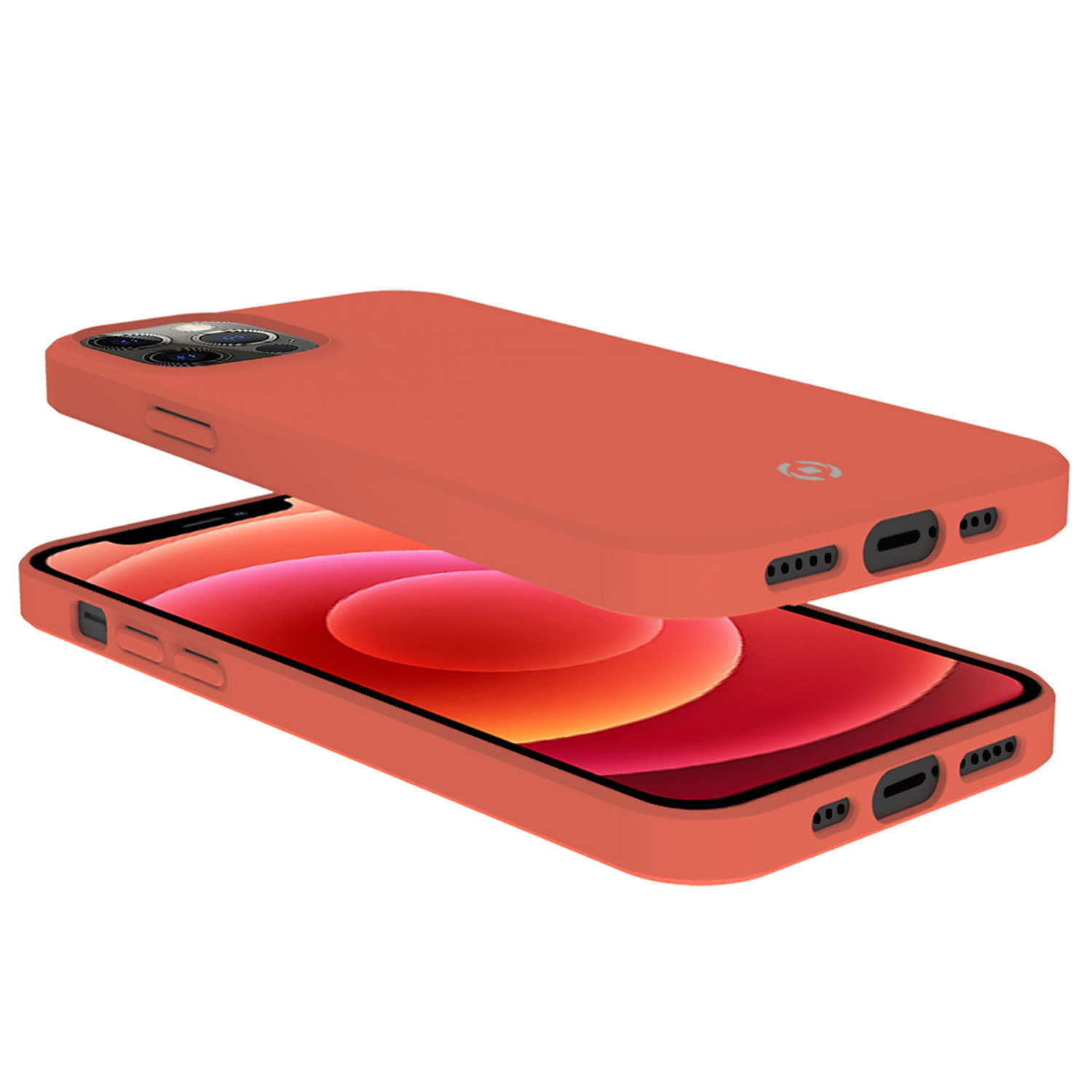 Cromo Soft rubber case iPhone 12 / 12 Pro Ora