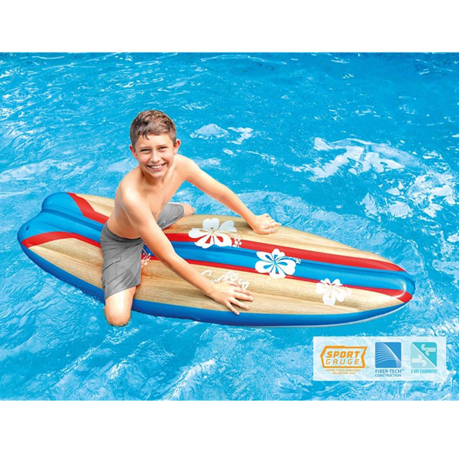 Badmadrass 178x69cm Surf's Up Mats