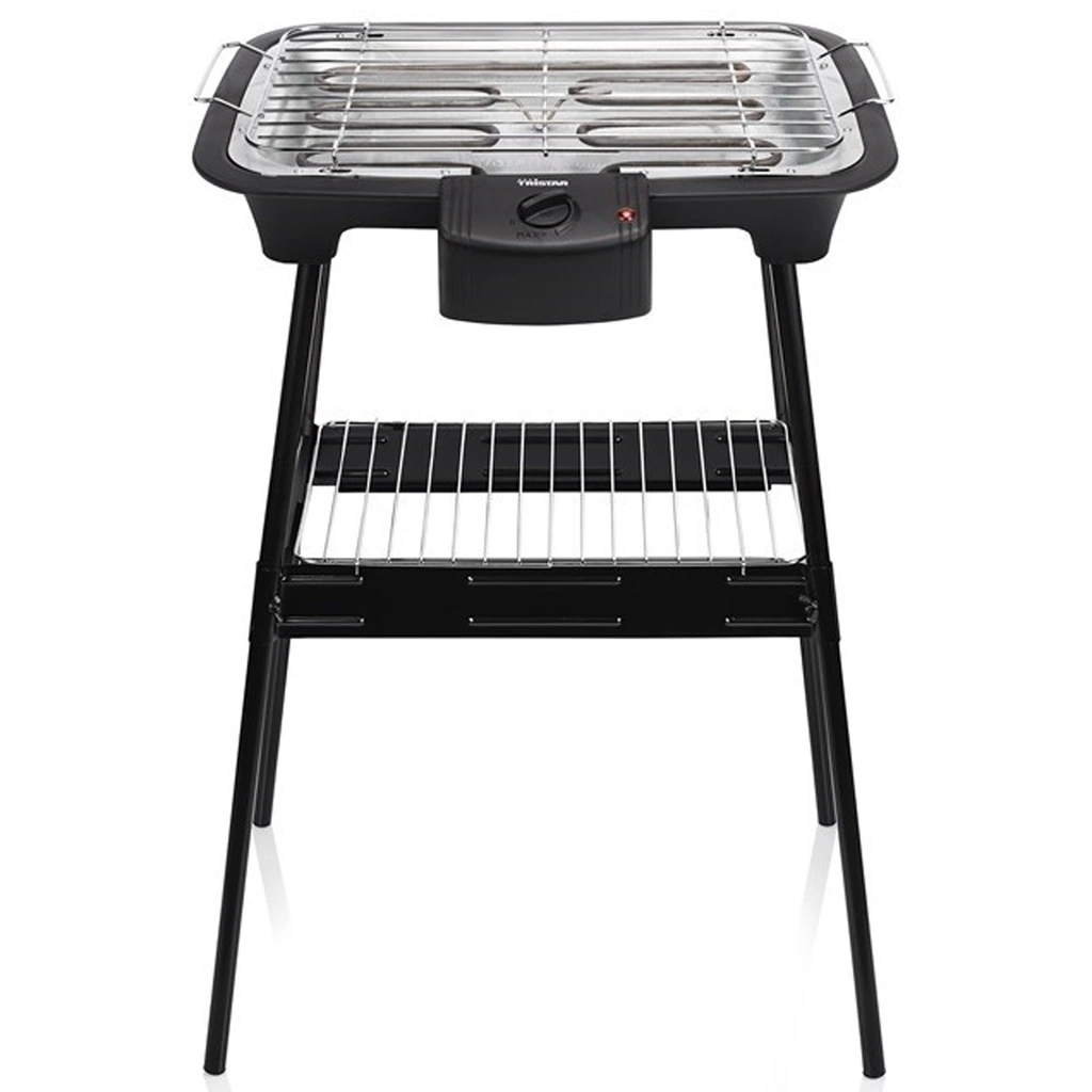El-grill med stativ BQ-2883 inkl hylla 2000W