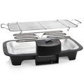 El-grill med stativ BQ-2883 inkl hylla 2000W