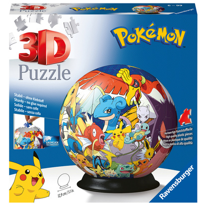 3D Puzzle-Ball Pokémon 72p