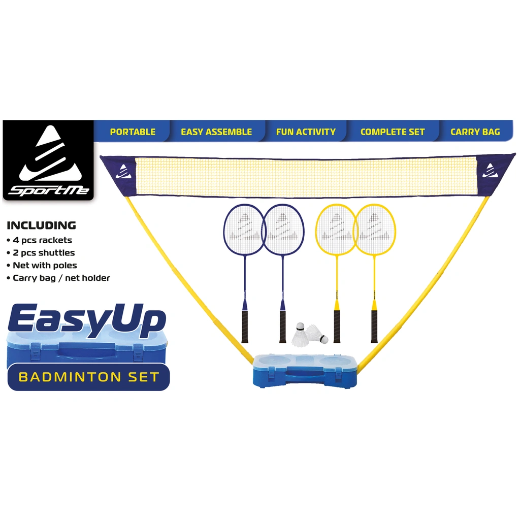 Badmintonset Easy Up