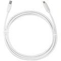 USB-C to USB-B 2.0 Cable 2m White