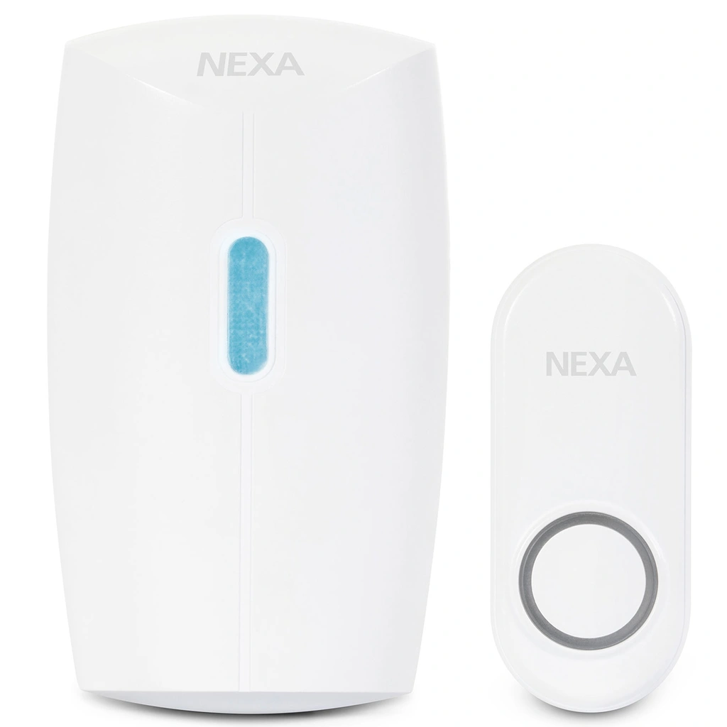 Trådlös dörrklocka Plug-in MLR-1923/SET Vit