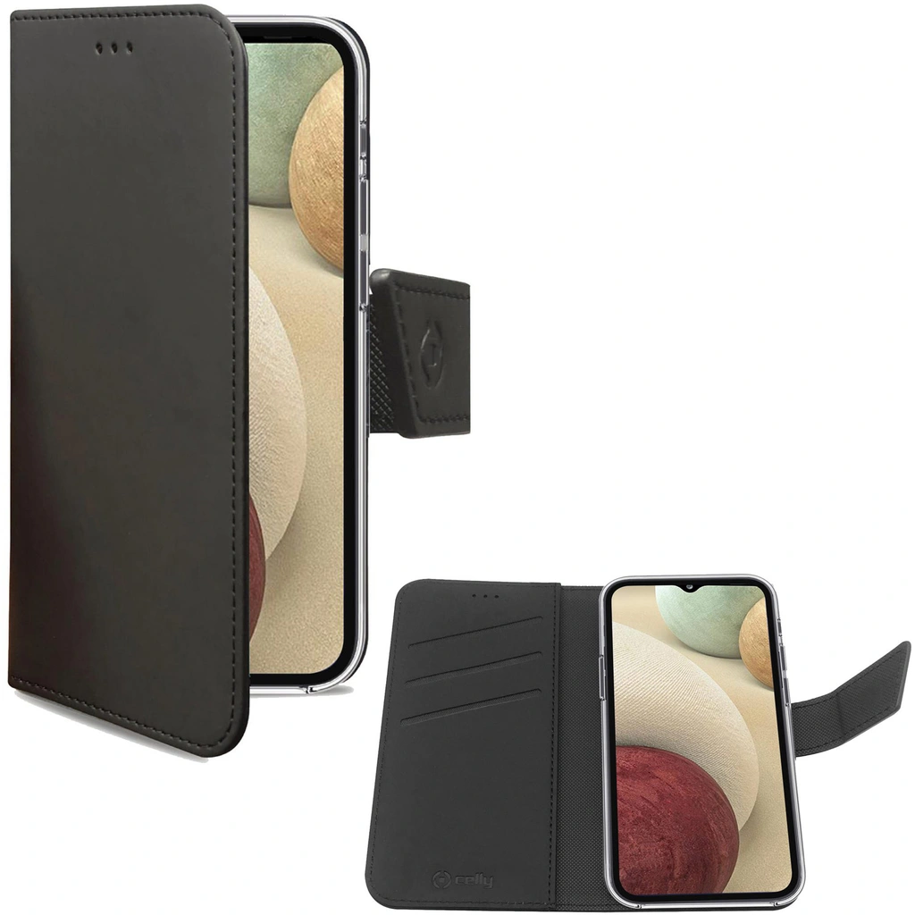 Wallet Case Galaxy A12 Svart