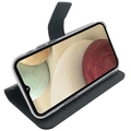 Wallet Case Galaxy A12 Svart
