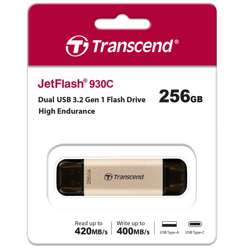 USB-minne JF930C 2-i-1 (USB3.2/USB-C) 256GB