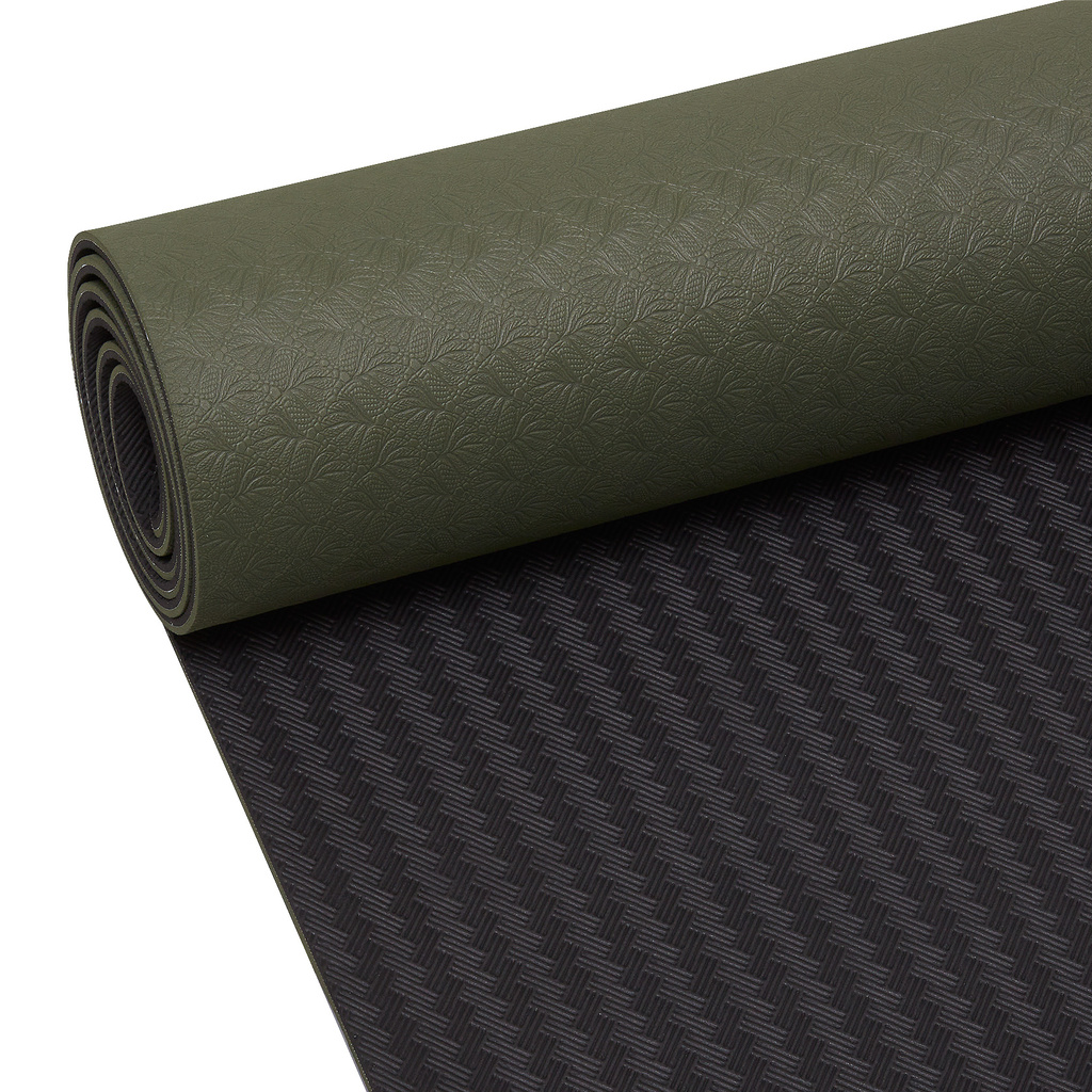 Yoga mat position 4mm Forest Green/Black