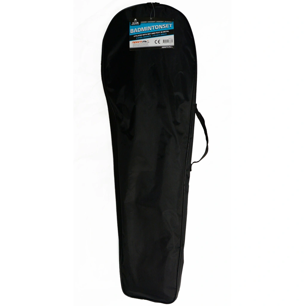 Badmintonset 4 Spelare med Nät