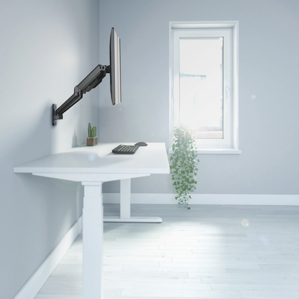 Monitorarm Väggfäste 17-32" Dubbel gasfjädrad