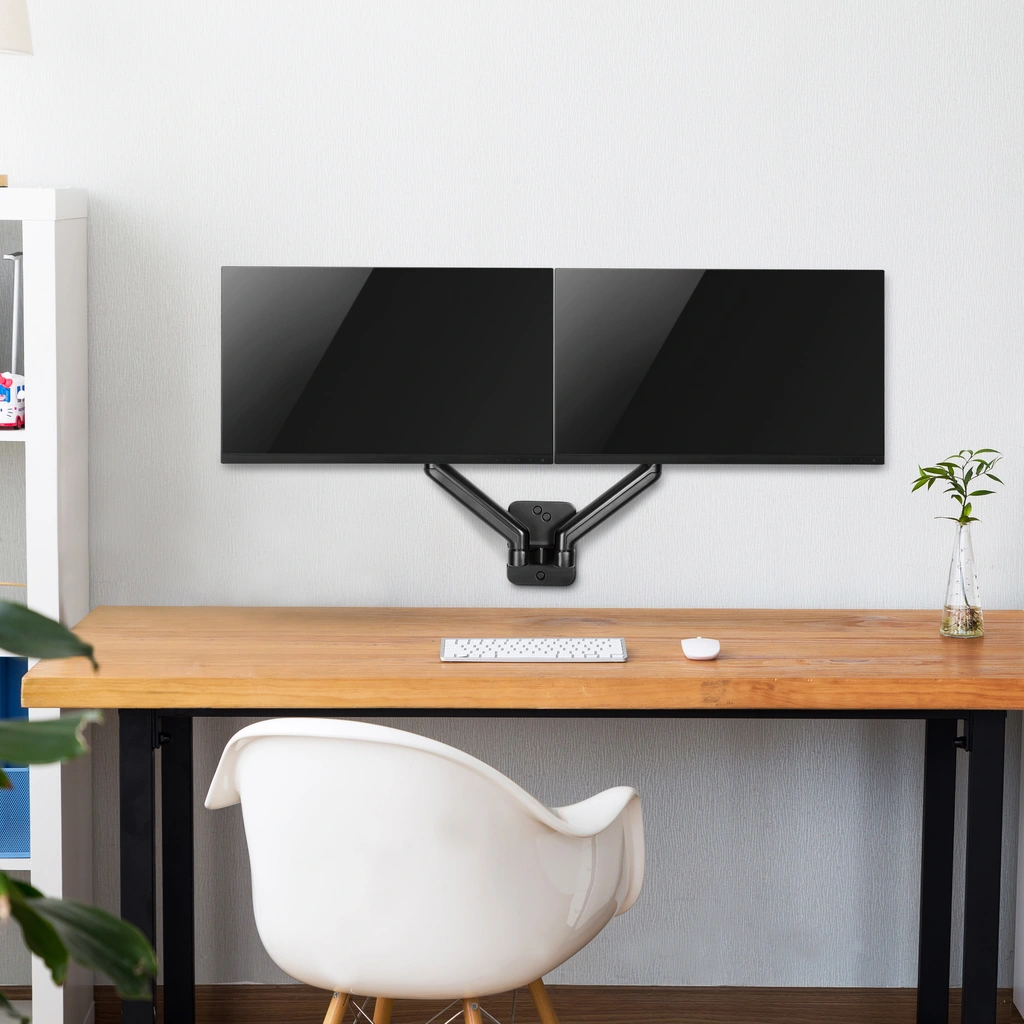 Monitorarm Väggfäste 17-32" Dubbel gasfjädrad