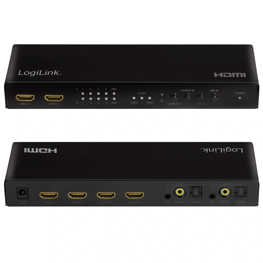 HDMI Matrix-switch 4K/60Hz ARC HDCP HDR CEC