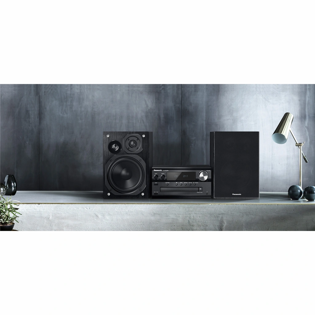 Stereo-system Mikro-format Radio/CD/Bluetooth Hi-Res Audio SC-PMX90EG-K Svart