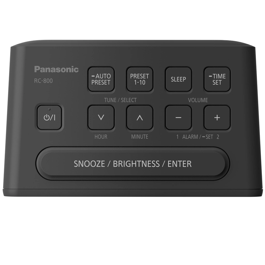 Klockradio FM snabbval Dubbla alarm RC-800EG-K