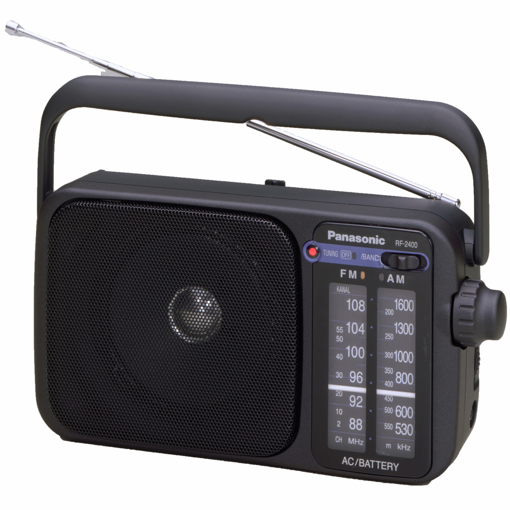 Radio FM Enkel att hantera Portabel RF-2400DEG-K