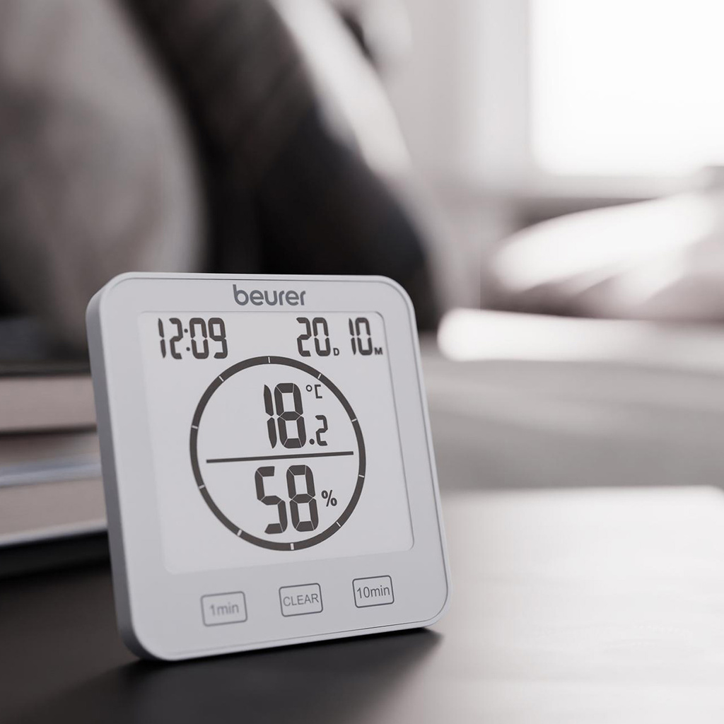 Thermo/Hygrometer HM22 Klocka