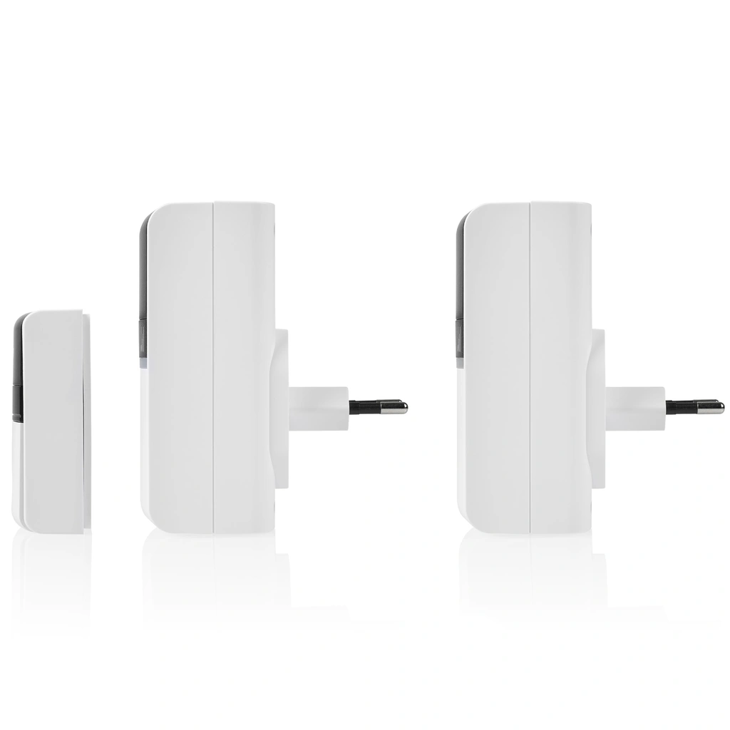 Trådlös dörrklocka Kinetic/x2 Plug-in B415 Svart/Vit
