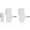 Trådlös dörrklocka Kinetic/x2 Plug-in B415 Svart/Vit