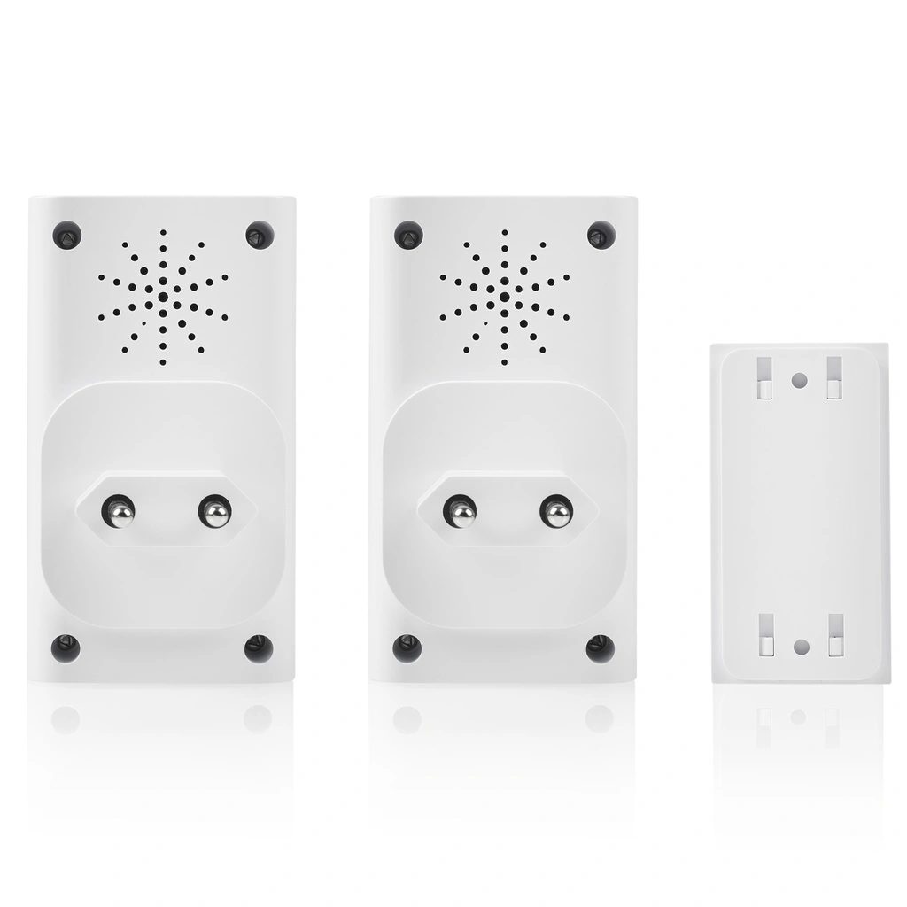 Trådlös dörrklocka Kinetic/x2 Plug-in B415 Svart/Vit