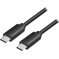 USB-C till USB-C Kabel 4K/60Hz 100W 1m Svart