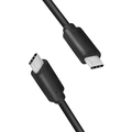 USB-C till USB-C Kabel 4K/60Hz 100W 1m Svart