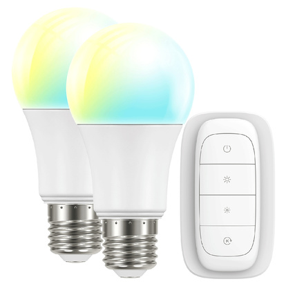 Smarta LED-lampor olika ljus m fjärr BT