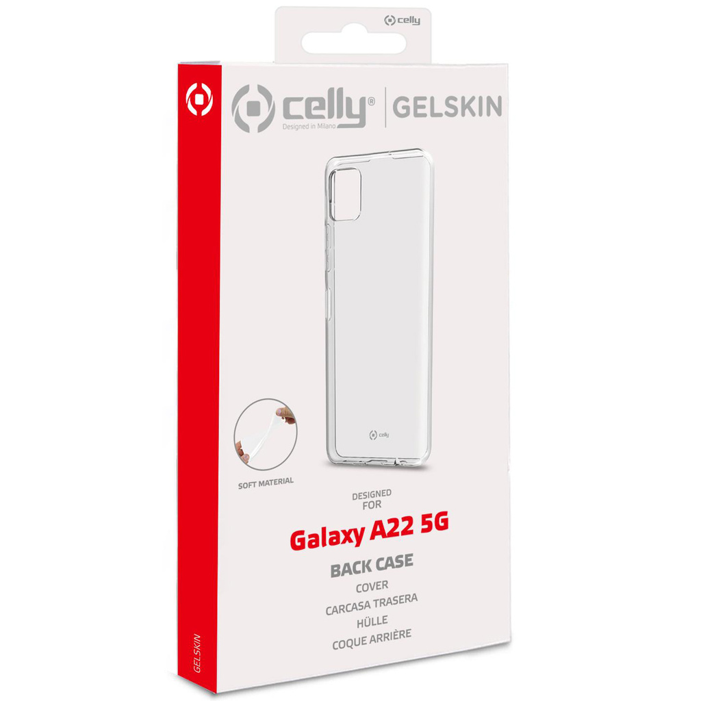 Gelskin TPU Cover Galaxy A22 5G Transparent