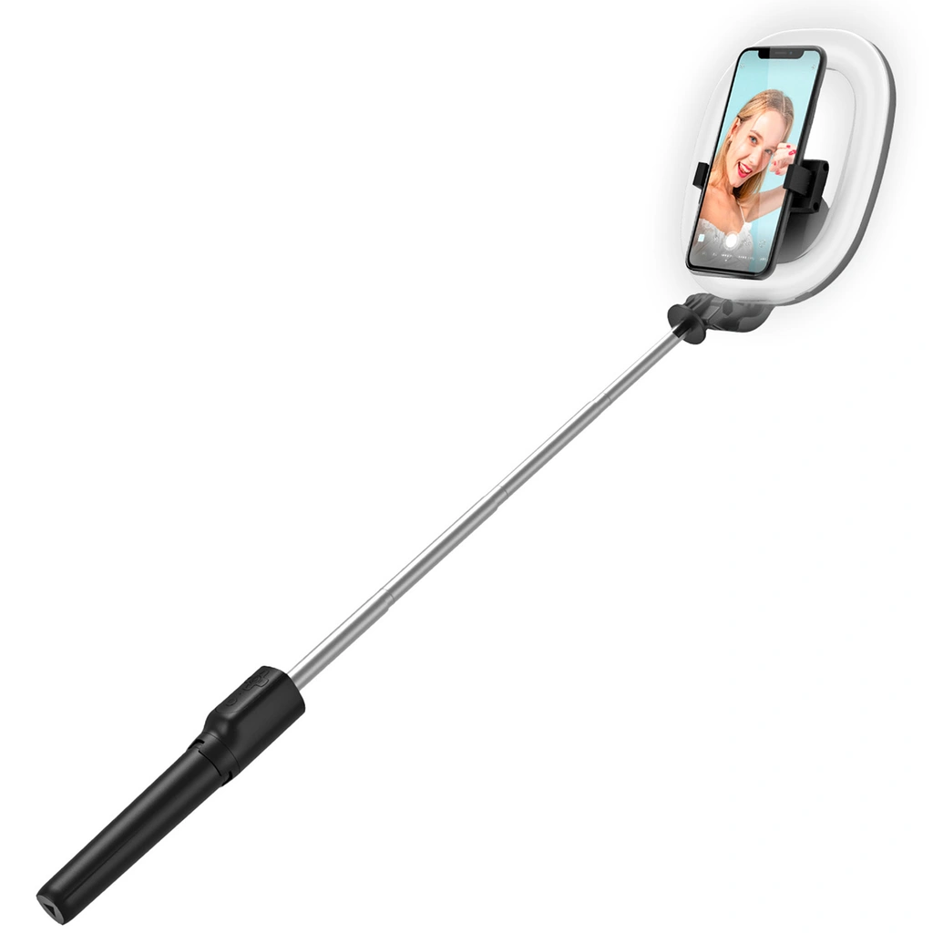 CLICKRINGBT Ringlampa med Tripod/Selfiestick