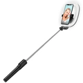 CLICKRINGBT Ringlampa med Tripod/Selfiestick