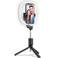 CLICKRINGBT Ringlampa med Tripod/Selfiestick