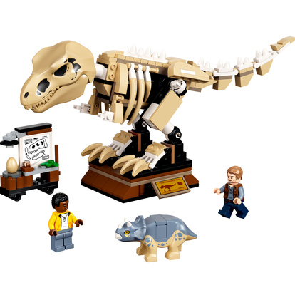 Jurassic World - Fossilutställning med T. rex