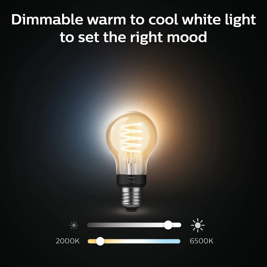 White Ambiance Filament E27 A60 40W