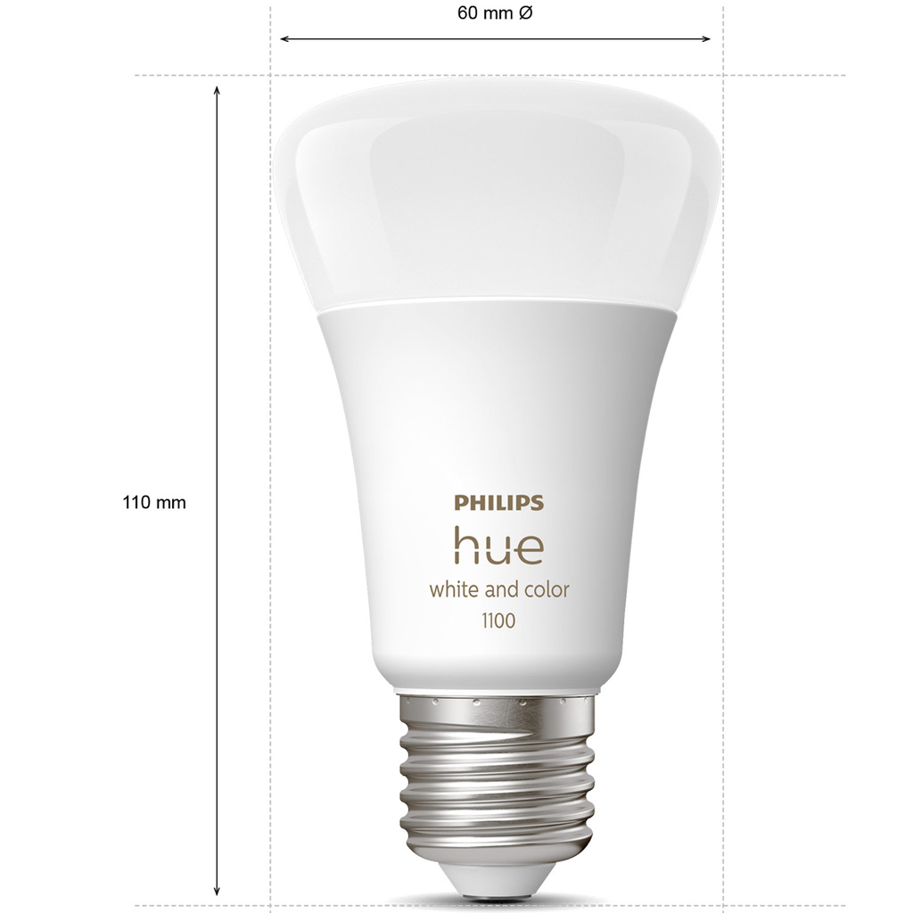 Hue White Color Ambiance E27 1100lm 2-pack