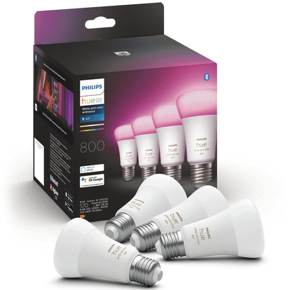 Hue White Color Ambiance E27 4-pack