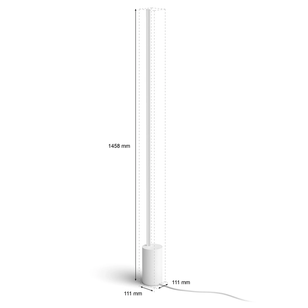 Gradient Signe Golvlampa White and Color Ambiance  Vit