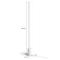 Gradient Signe Golvlampa White and Color Ambiance  Vit