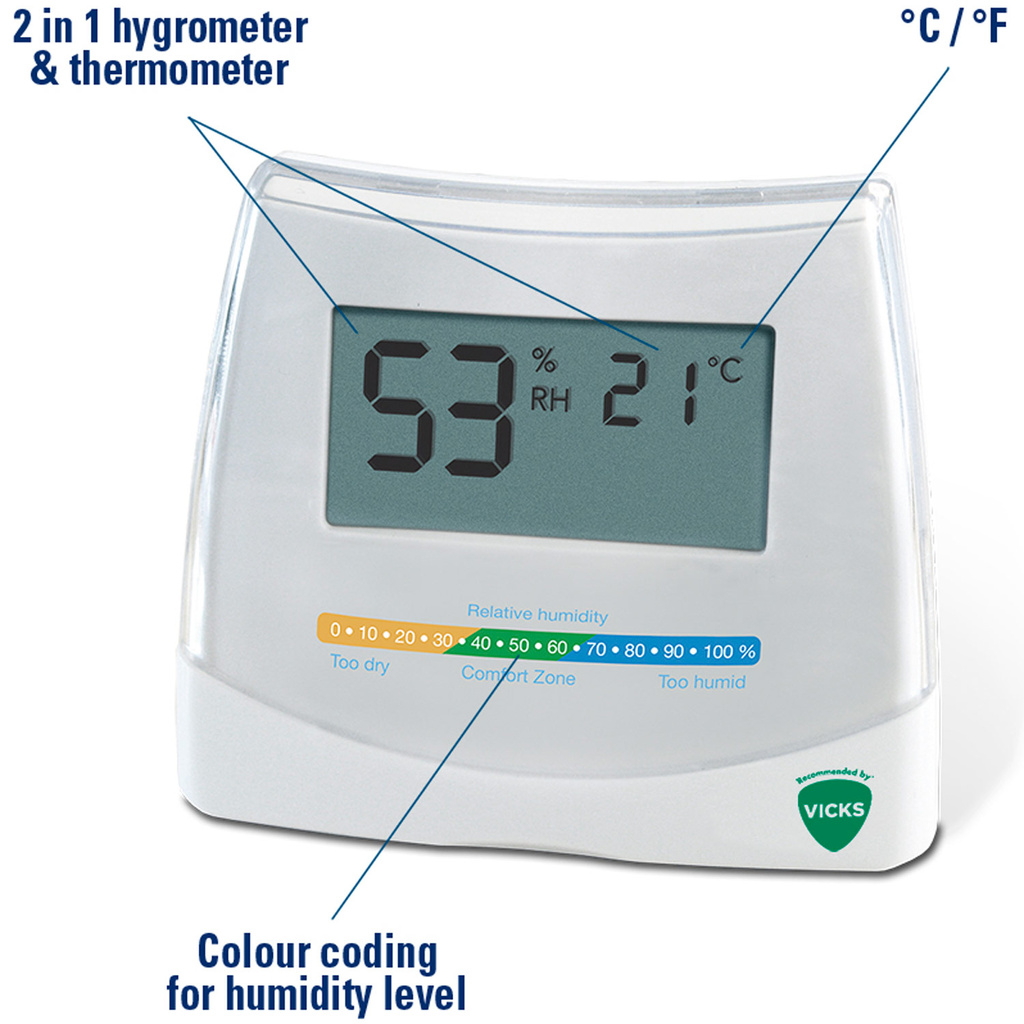 2 in 1 Hygrometer & Termometer V70