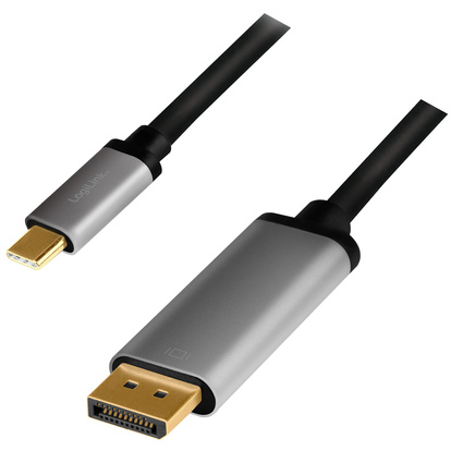 USB-C -> DisplayPort 4K/60Hz Aluminium 1,8m
