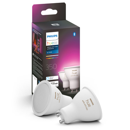 Hue White and Color GU10 2-pack