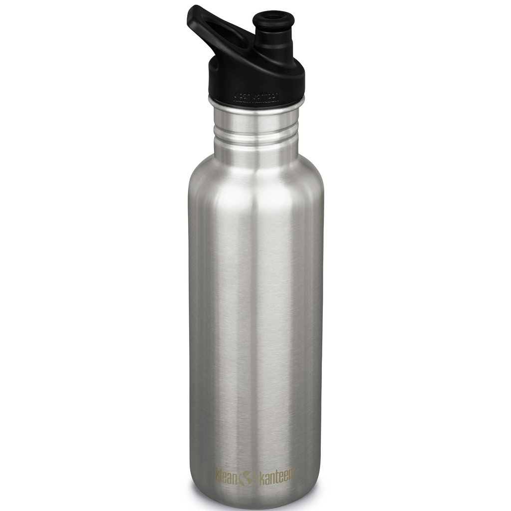 Classic 800ml (w/Sport Cap) Brushed Stainless