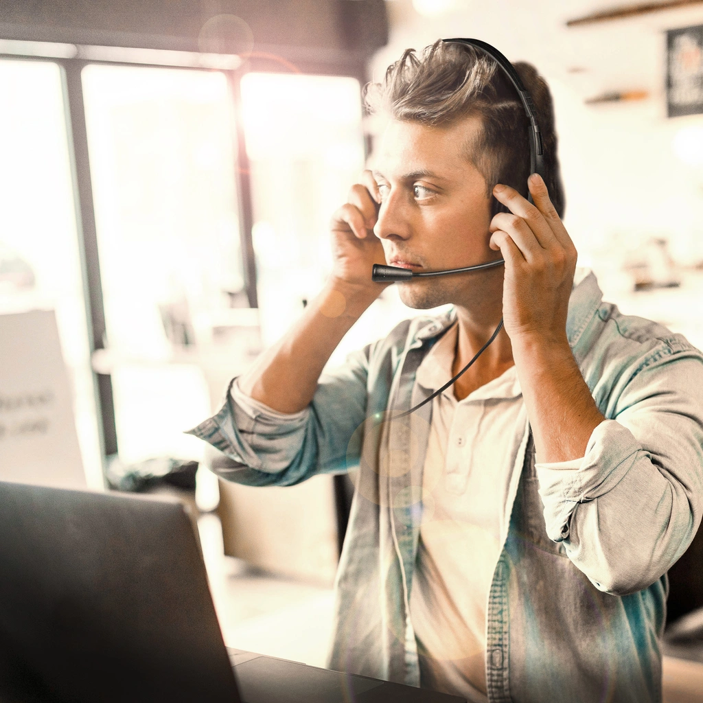 PC-headset Stereo m mikrofon 1x3,5mm-kontakt