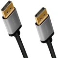 DisplayPort 1.2 Kabel 4K/60Hz 1m Aluminium