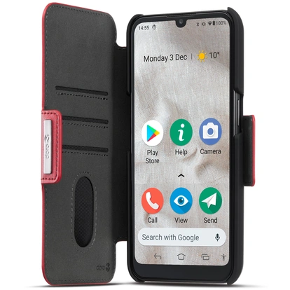 Plånboksfodral Doro 8110 Röd